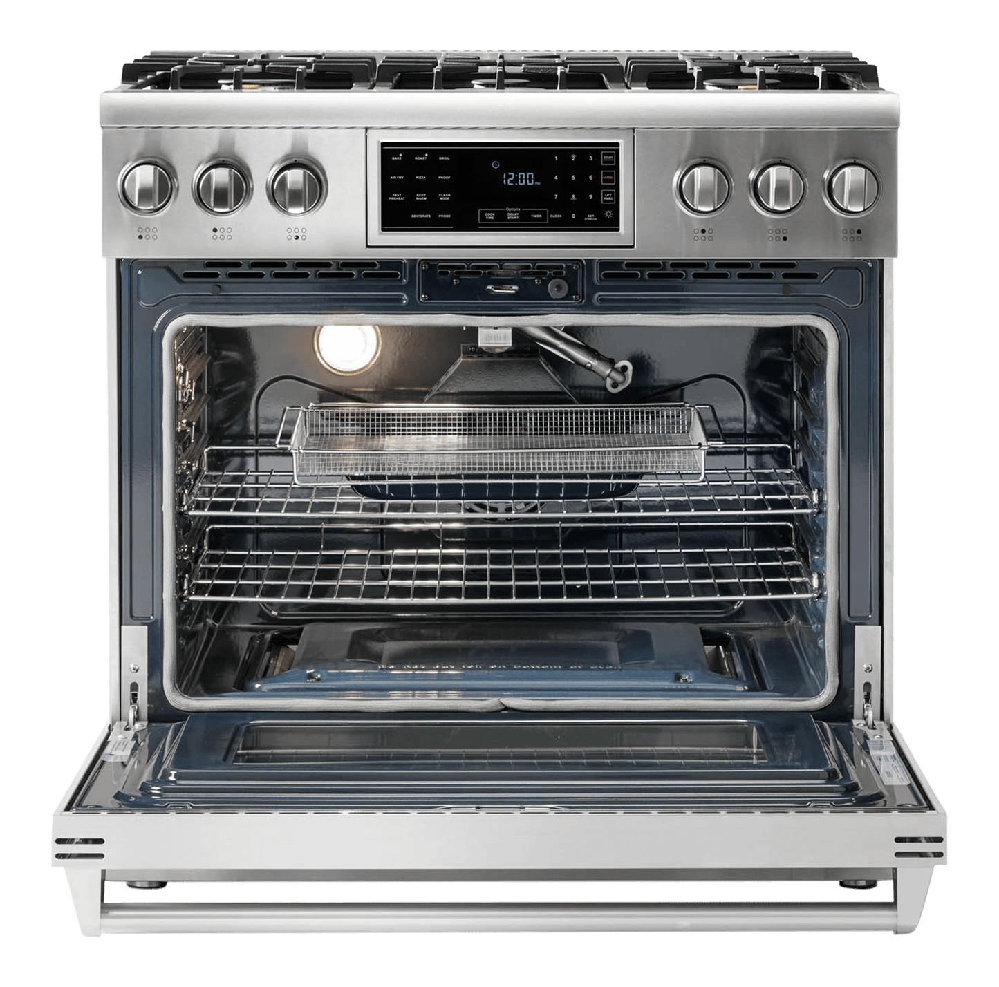 THOR KITCHEN TRG3601 Thor Kitchen 36-inch Tilt Panel Gas Range - Professional - Model Trg3601 - TRG3601