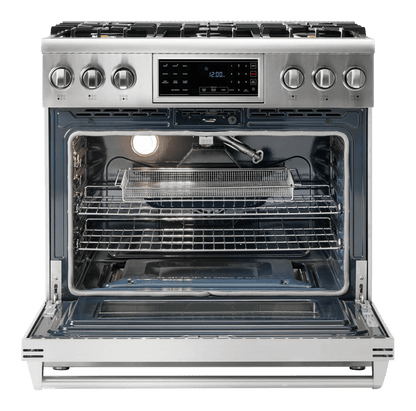 THOR KITCHEN TRG3601 Thor Kitchen 36-inch Tilt Panel Gas Range - Professional - Model Trg3601 - TRG3601