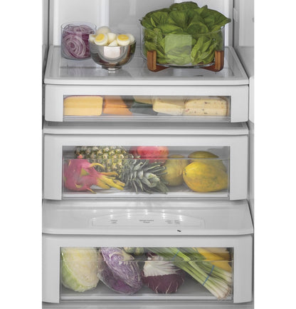 GE APPLIANCES Profile 48" Smart Built-In Side-by-Side Refrigerator with Dispenser in Stainless Steel - PSB48YSNSS