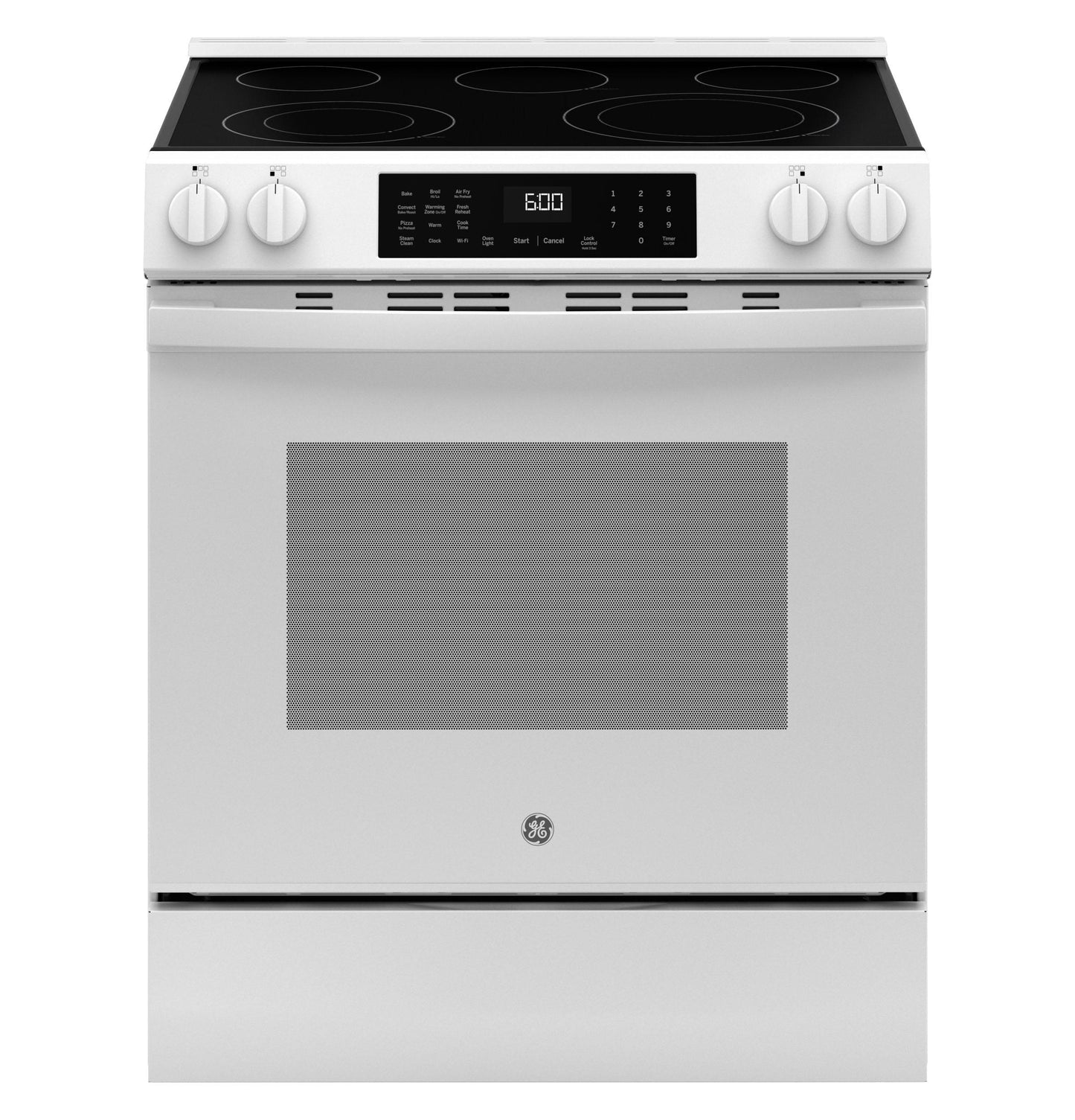 GE APPLIANCES GRS600AVWW GE® ENERGY STAR® 30" Slide-In Electric Convection Range with No Preheat Air Fry and EasyWash™ Oven Tray White - GRS600AVWW
