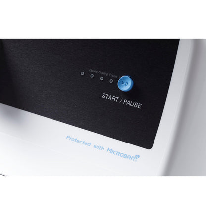 GE APPLIANCES GE 7.4 cu. ft. Capacity aluminized alloy drum Commercial Gas Dryer with Sensor Dry, Built-In App Payment System SITE WIFI REQUIRED White - VTD52GASRWB