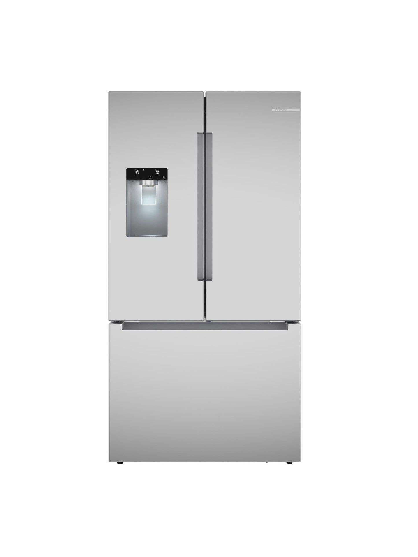 BOSCH B36FD10ENS 100 Series, French Door Bottom freezer, multi door, 36'', Brushed steel (with anti-fingerprint), Total No Frost in Stainless Steel - B36FD10ENS