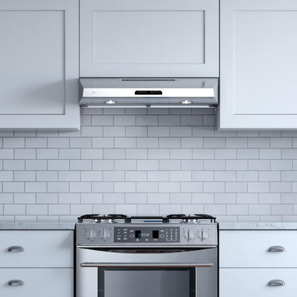 XO APPLIANCE XOE30B 30" 350 CFM Under Cabinet Range Hood Black - XOE30B