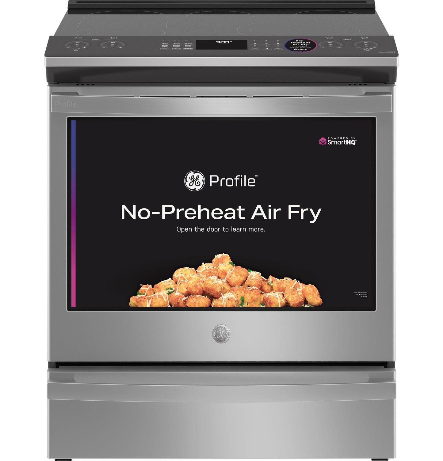 GE APPLIANCES PSS93YPFS GE Profile™ 30" Smart Slide-In Electric Convection Fingerprint Resistant Range with No Preheat Air Fry in Stainless Steel - PSS93YPFS