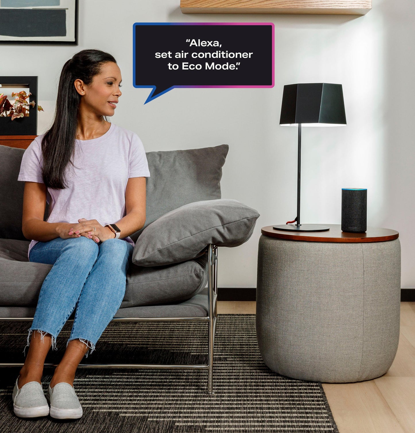 GE APPLIANCES AHTT08BC GE Profile ClearView™ 8,300 BTU Smart Ultra Quiet Window Air Conditioner for Medium Rooms up to 350 sq. ft. White - AHTT08BC