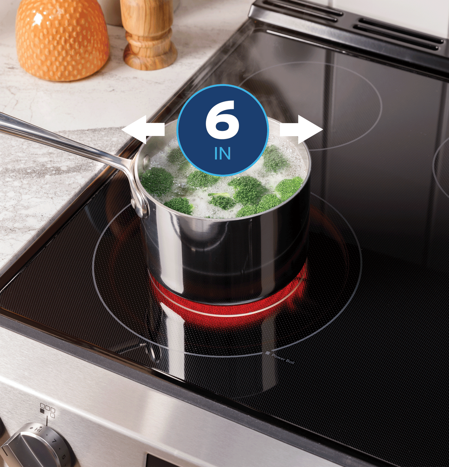 GE APPLIANCES GRS600AVWW GE® ENERGY STAR® 30" Slide-In Electric Convection Range with No Preheat Air Fry and EasyWash™ Oven Tray White - GRS600AVWW