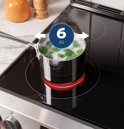 GE APPLIANCES GRS600AVWW GE® ENERGY STAR® 30" Slide-In Electric Convection Range with No Preheat Air Fry and EasyWash™ Oven Tray White - GRS600AVWW