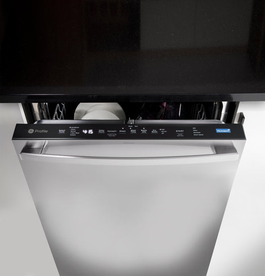 GE APPLIANCES PDT715SYVFS GE Profile™ ENERGY STAR® Fingerprint Resistant Top Control Stainless Interior Dishwasher with Microban™ Antimicrobial Technology in Stainless Steel - PDT715SYVFS