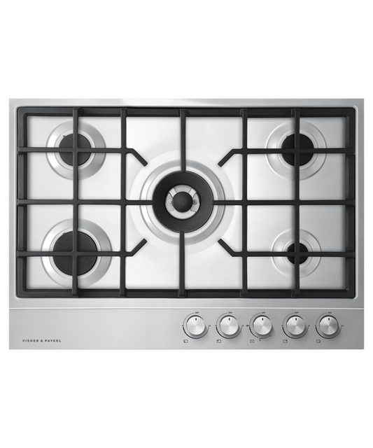 FISHER & PAYKEL CG305DNGX1N 30" Series 7 5 Burner Gas Cooktop in Stainless Steel - CG305DNGX1N