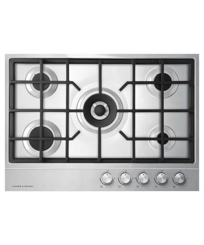 FISHER & PAYKEL CG305DNGX1N 30" Series 7 5 Burner Gas Cooktop in Stainless Steel - CG305DNGX1N