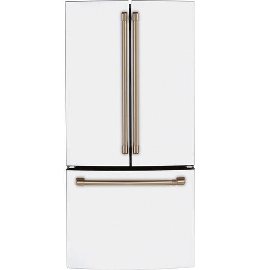 CAFE CWE19SP4NW2 CAFé ENERGY STAR 18.6 Cu. Ft. Counter-Depth French-Door Refrigerator White - CWE19SP4NW2