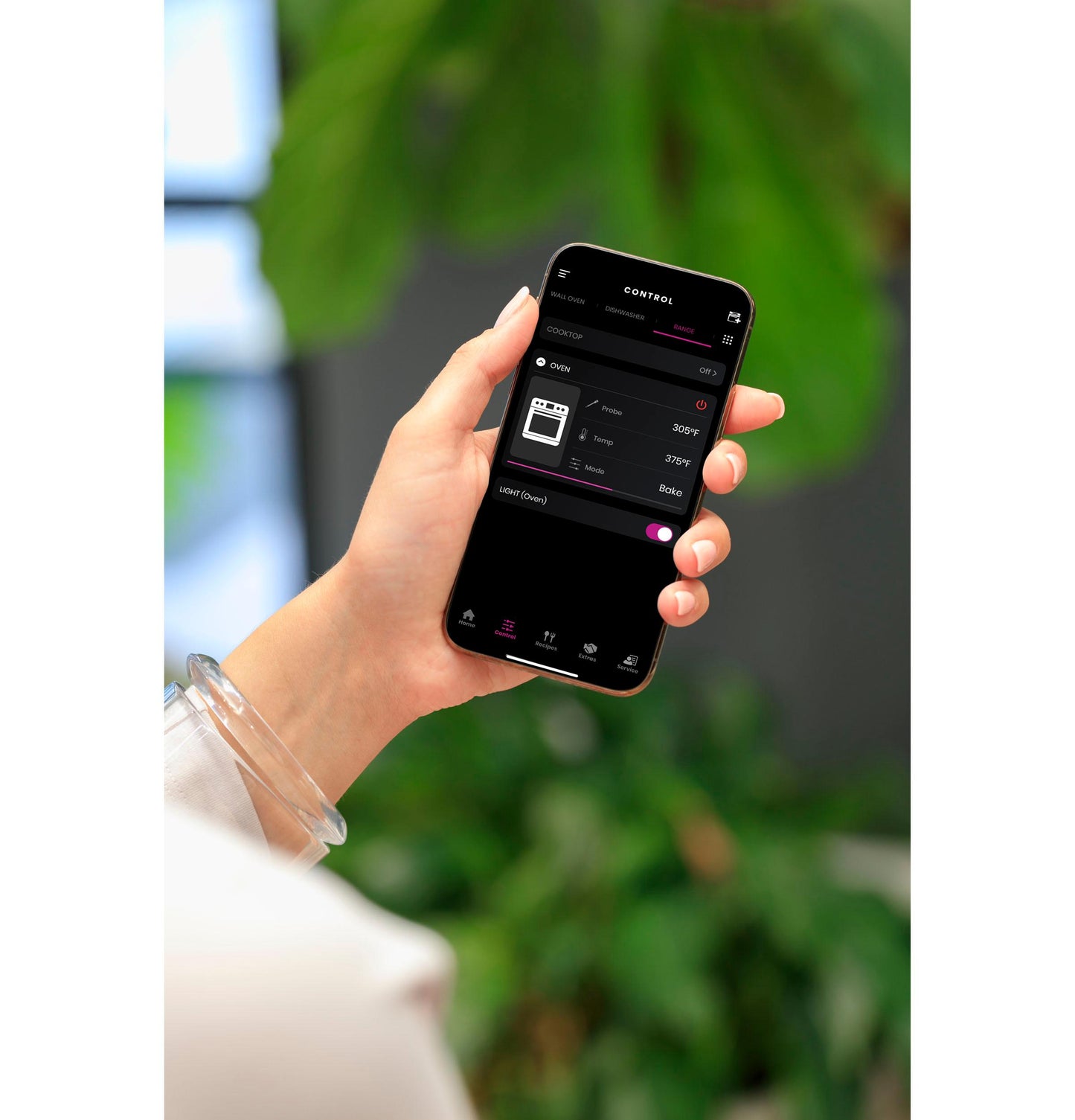 CAFE CGS700P2MS1 CAFé™ 30" Smart Slide-In, Front-Control, Gas Range with Convection Oven in Stainless Steel - CGS700P2MS1