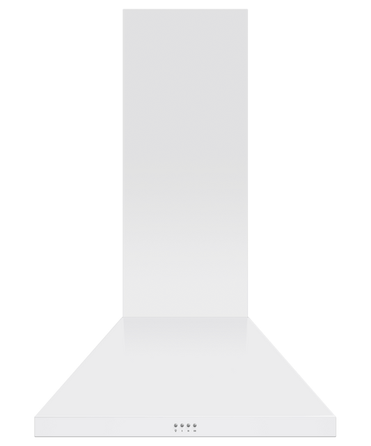 FISHER & PAYKEL HC30PCW1 30" Series 7 Pyramid Chimney Wall Range Hood White - HC30PCW1