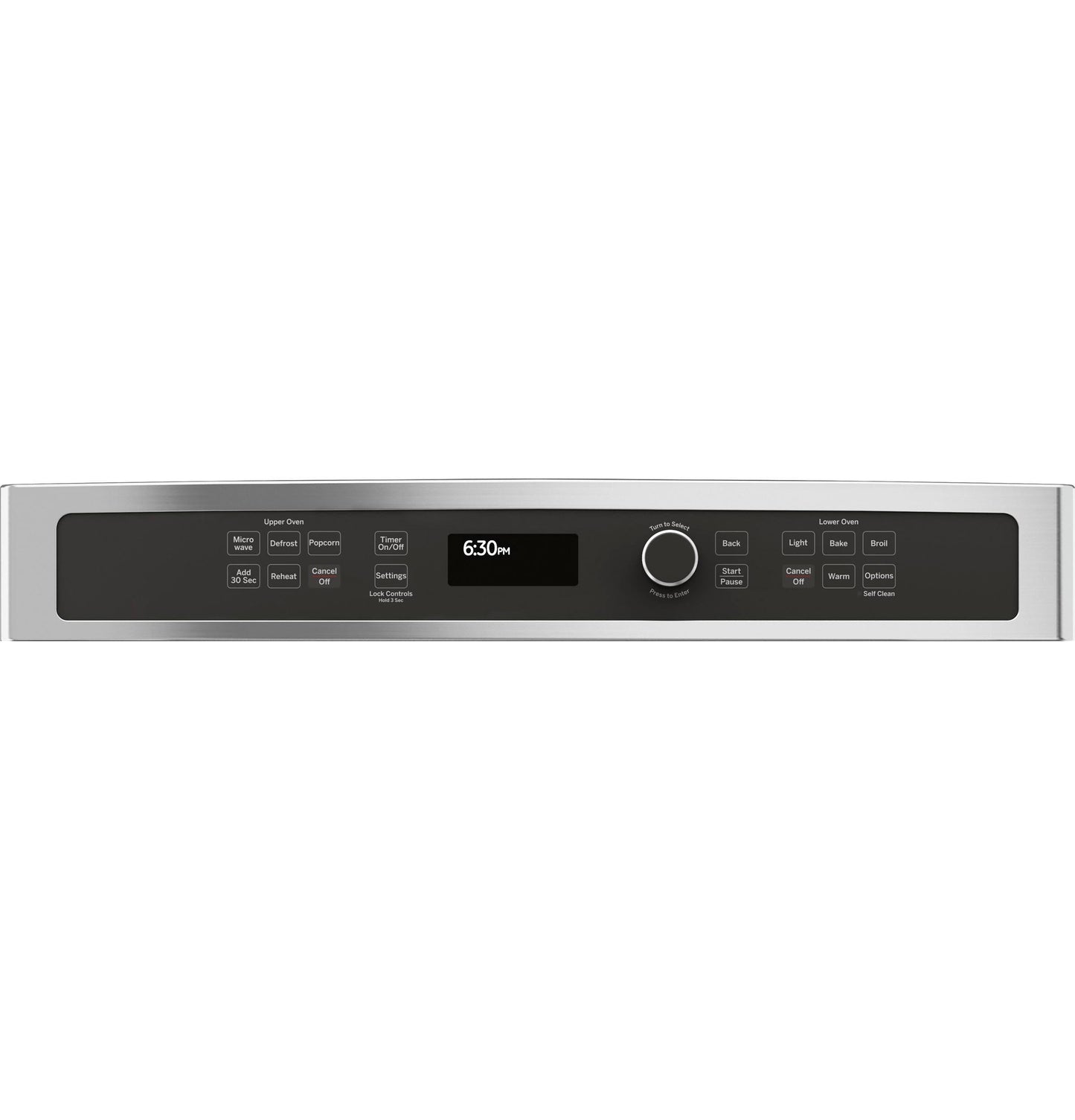 GE APPLIANCES GE 27" Built-In Combination Microwave/Thermal Wall Oven in Stainless Steel - JK3800SHSS