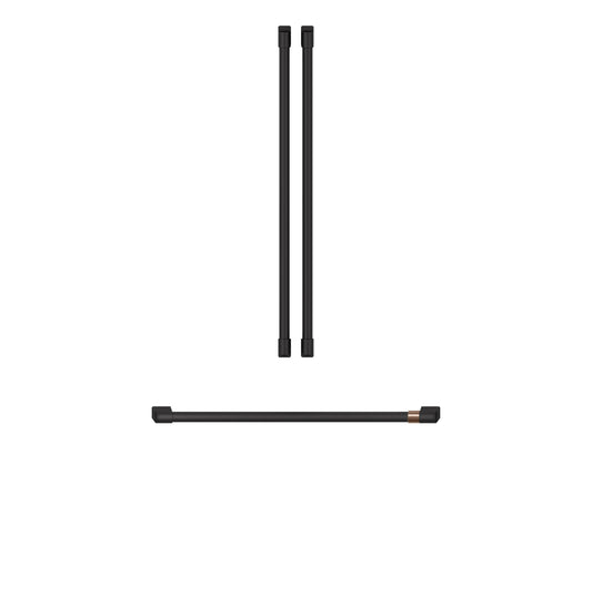 CAFE CXMB3H3PNFB CAFE Refrigeration Handle Kit - Flat Black - CXMB3H3PNFB