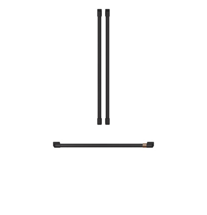 CAFE CXLB3H3PMFB CAFéRefrigeration Handle Kit - Flat Black - CXLB3H3PMFB