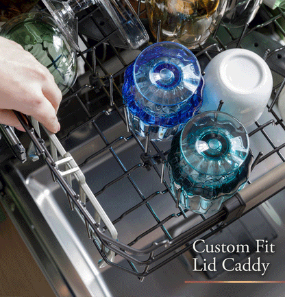 CAFE CustomFit ENERGY STAR Stainless Interior Smart Dishwasher with Ultra Wash Top Rack and Dual Convection Ultra Dry, 44 dBA Black - CDT858P3VD1