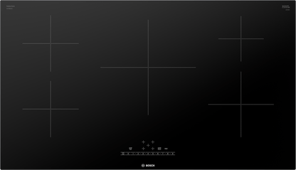 BOSCH NIT5660UC 500 Series, Induction hob, 36'', surface mount without frame Black - NIT5660UC