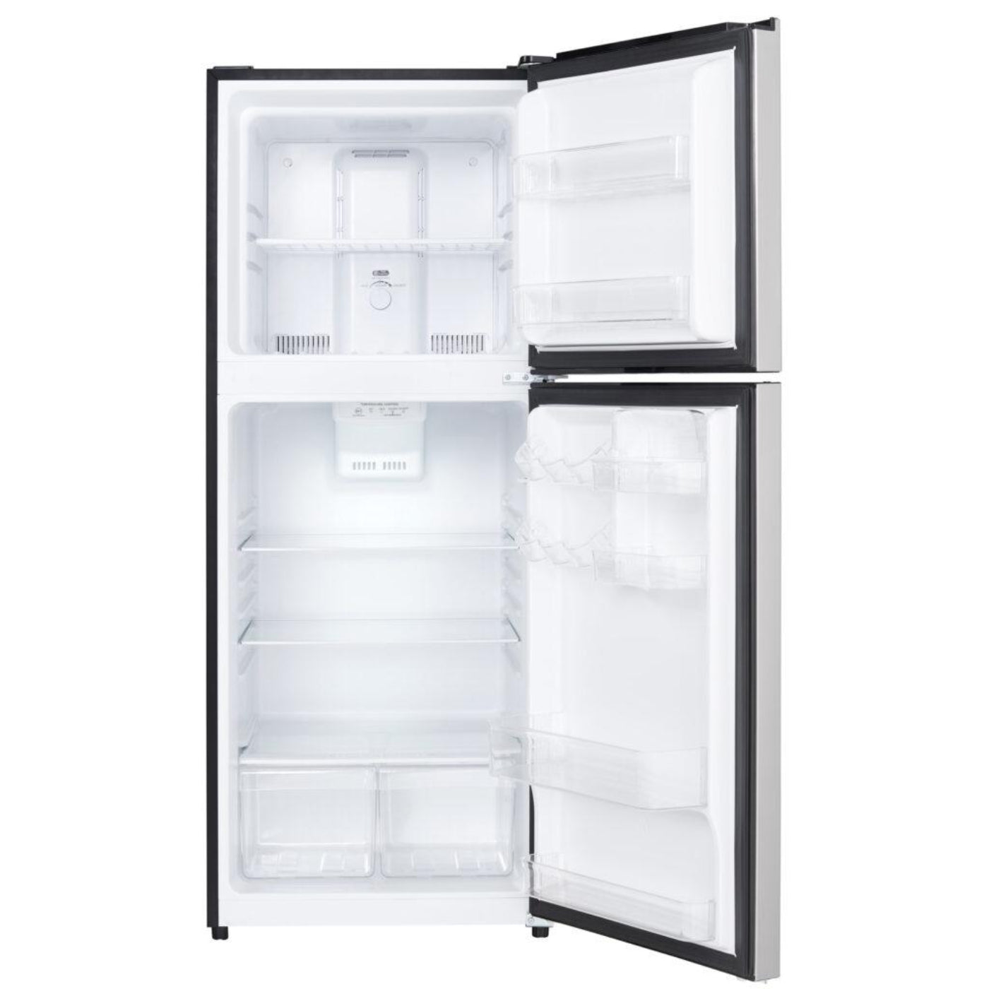 DANBY Danby 10.1 cu. ft. Top Mount Apartment Size Fridge in Stainless Steel Look in Stainless Steel - DFF101B1BSLDB