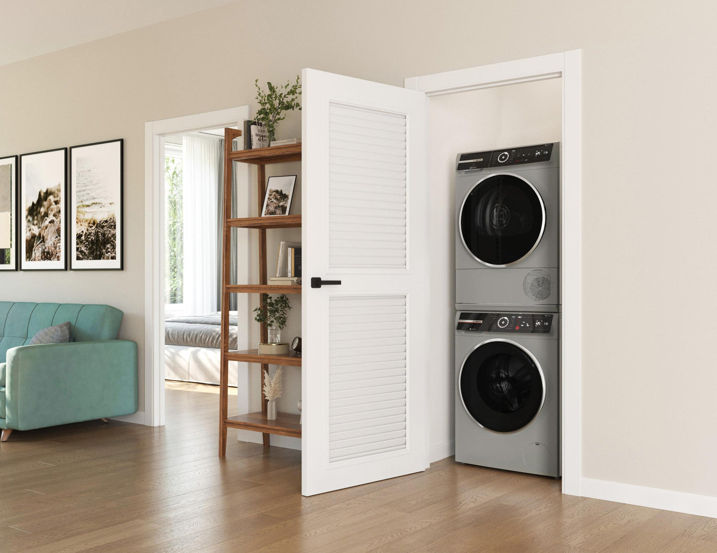 BOSCH WQB245AXUC 800 Series, heat pump dryer, Silver inox Silver