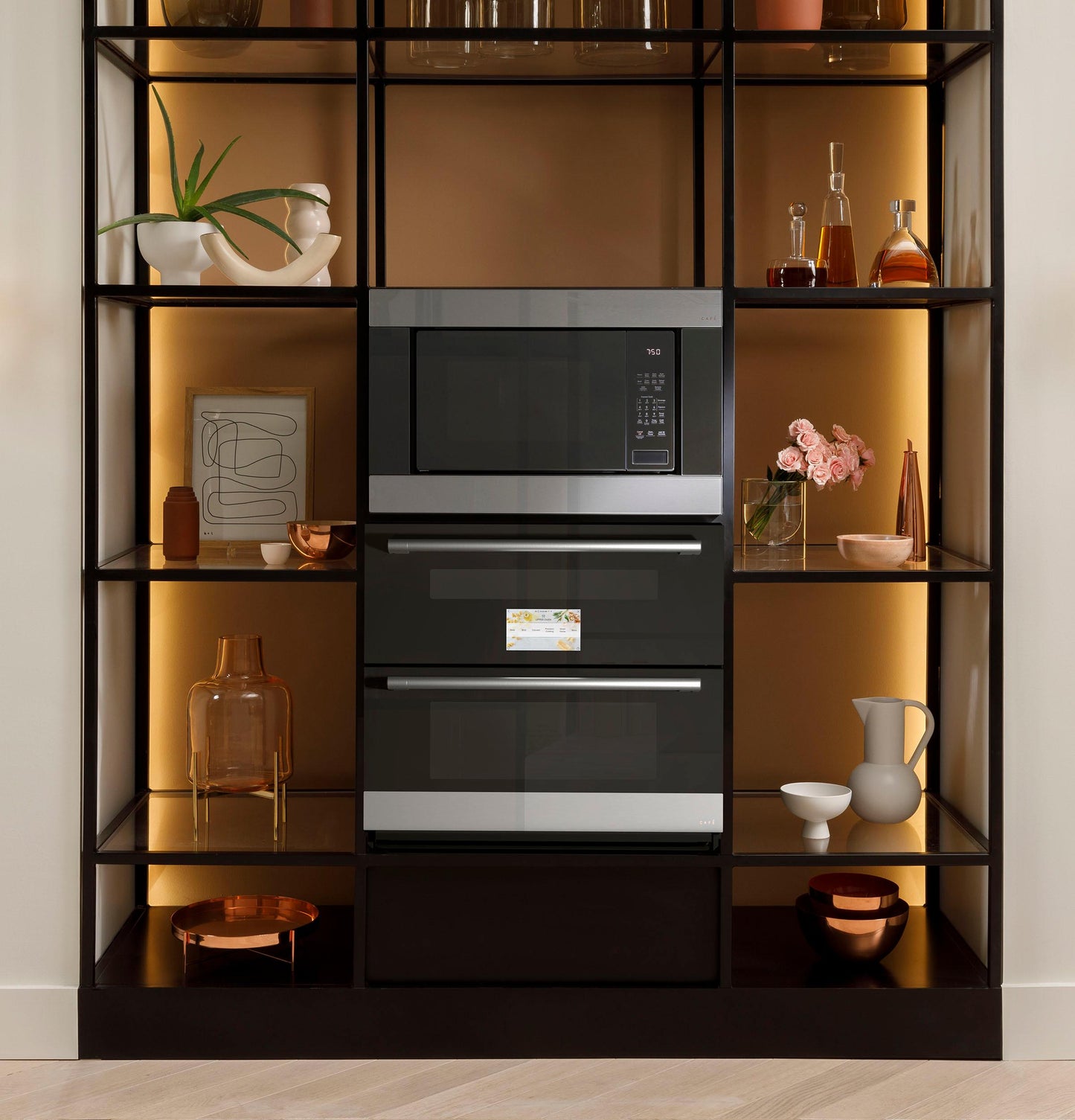 CAFE CTS92DM2NS5 CAFé30" Duo Smart Single Wall Oven in Platinum Glass Gray - CTS92DM2NS5