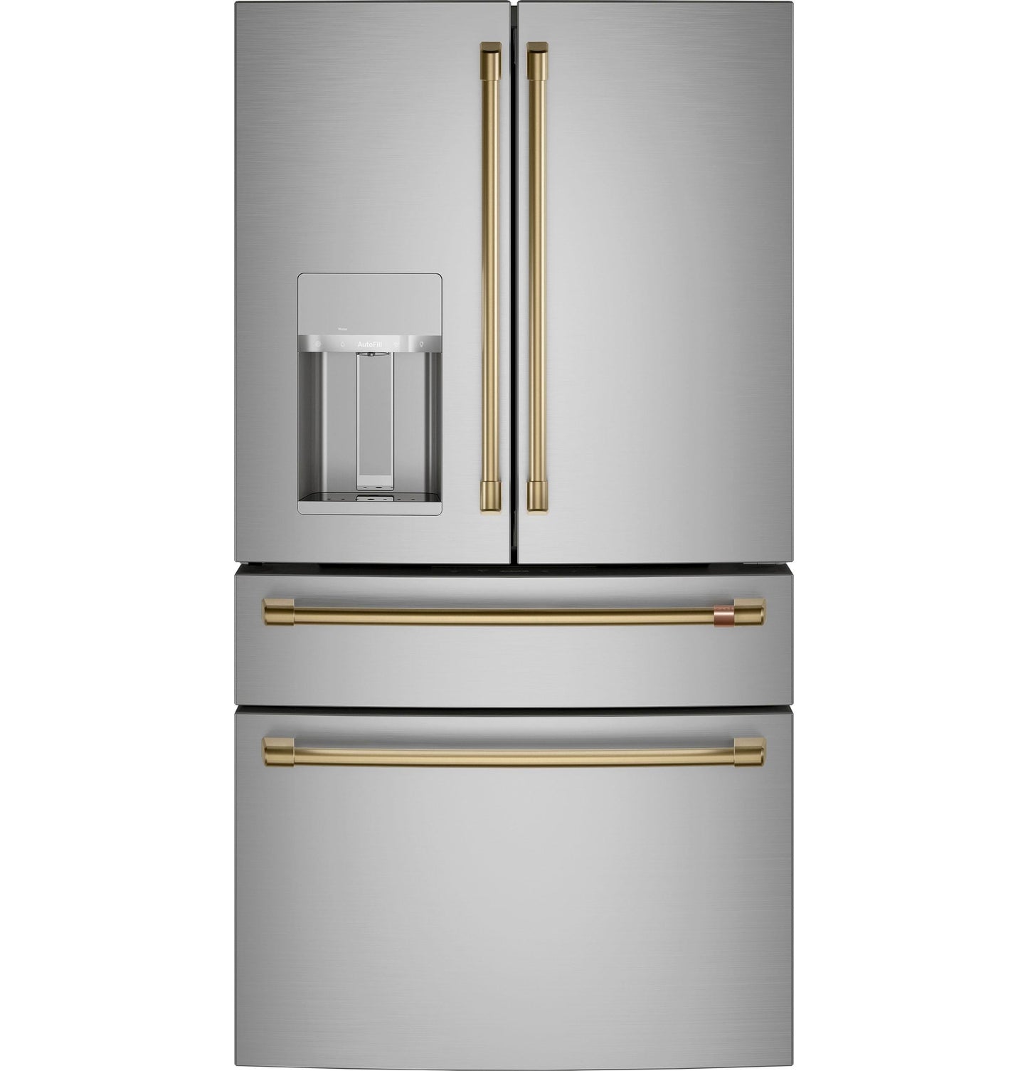 CAFE CXE22DP2PS1 CAFé™ ENERGY STAR 22.3 Cu. Ft. Smart Counter-Depth 4-Door French-Door Refrigerator in Stainless Steel - CXE22DP2PS1