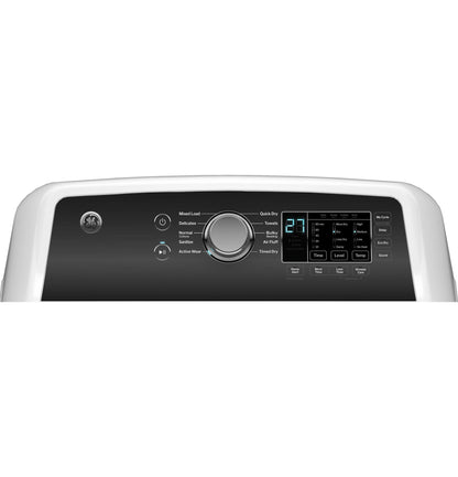 GE APPLIANCES GE 7.4 cu. ft. Capacity Gas Dryer with Up To 120 ft. Venting and Sensor Dry Black On White - GTD58GBSVWS