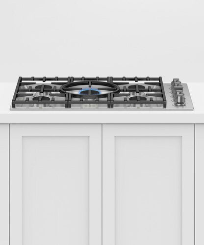 FISHER & PAYKEL CDV3365L 36" Series 7 5 Burner Gas Cooktop in Stainless Steel - CDV3365L