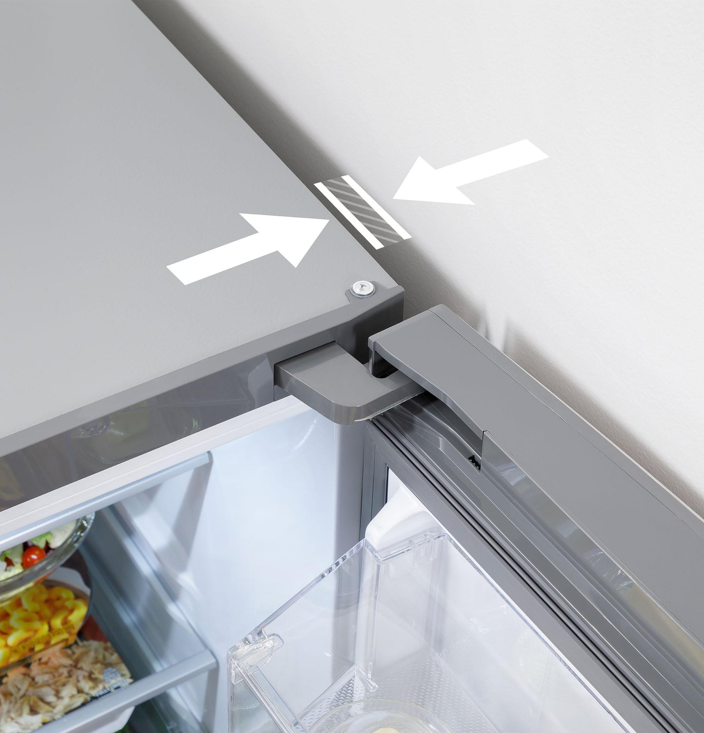 GE APPLIANCES GBE17HYRFS GE® ENERGY STAR® 17.7 Cu. Ft. Counter-Depth Bottom-Freezer Refrigerator in Stainless Steel - GBE17HYRFS