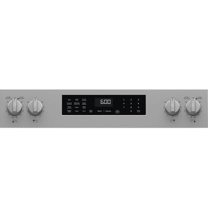 GE APPLIANCES GRF600AVSS GE® ENERGY STAR® 30" Free-Standing Electric Convection Range with No Preheat Air Fry and EasyWash™ Oven Tray in Stainless Steel - GRF600AVSS