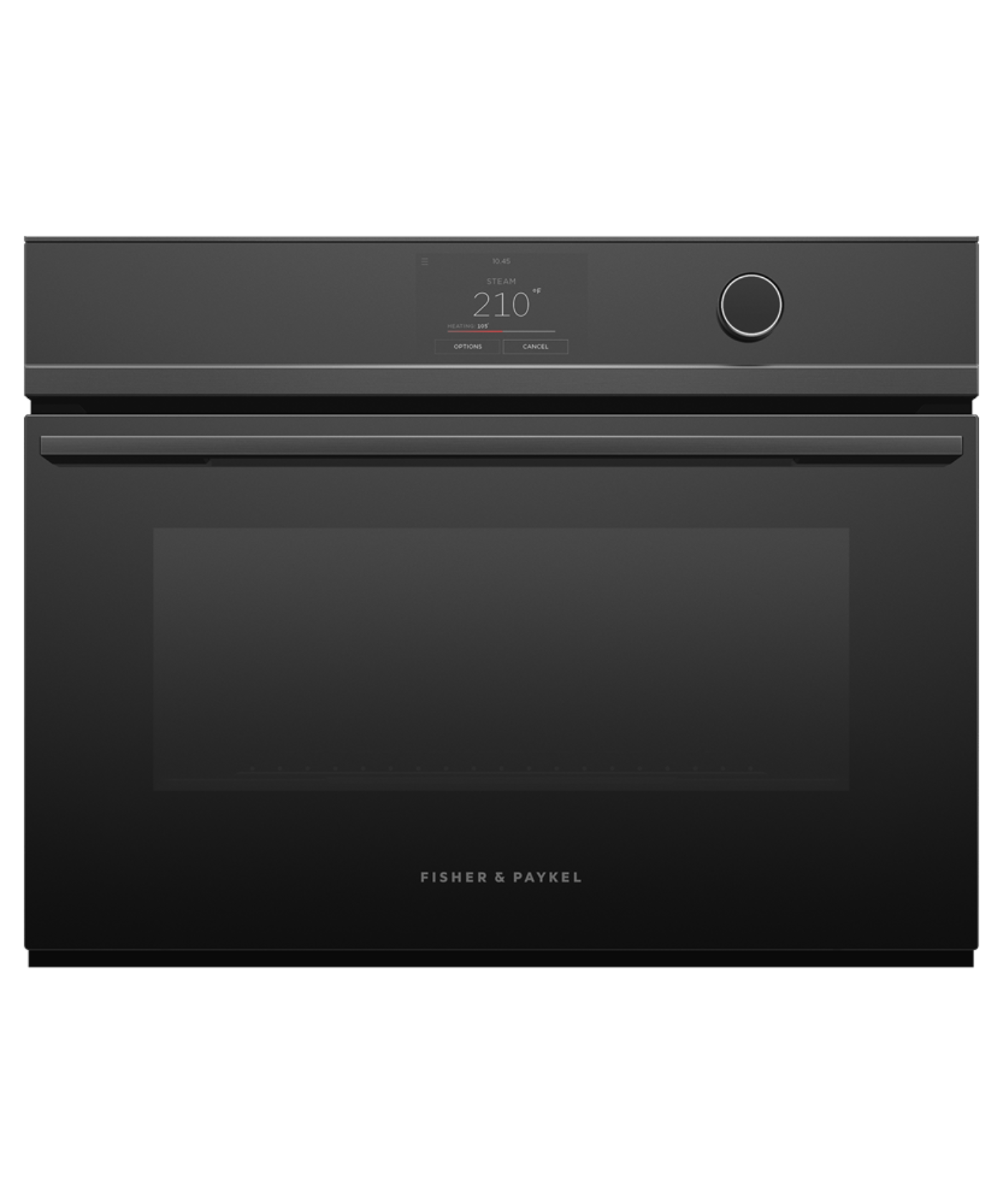 FISHER & PAYKEL OS24NDTDB1 24" Series 9 Minimal Compact Combi-Steam Oven Black - OS24NDTDB1