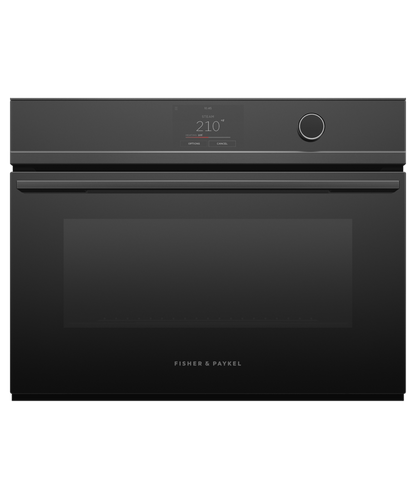 FISHER & PAYKEL OS24NDTDB1 24" Series 9 Minimal Compact Combi-Steam Oven Black - OS24NDTDB1