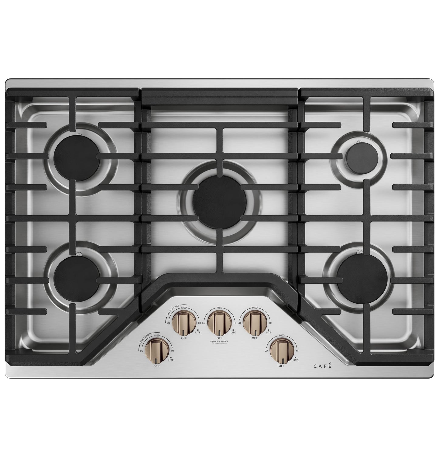 CAFE CGP70302NS1 CAFé™ 30" Gas Cooktop in Stainless Steel - CGP70302NS1
