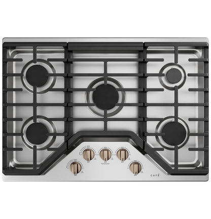CAFE CGP70302NS1 CAFé™ 30" Gas Cooktop in Stainless Steel - CGP70302NS1