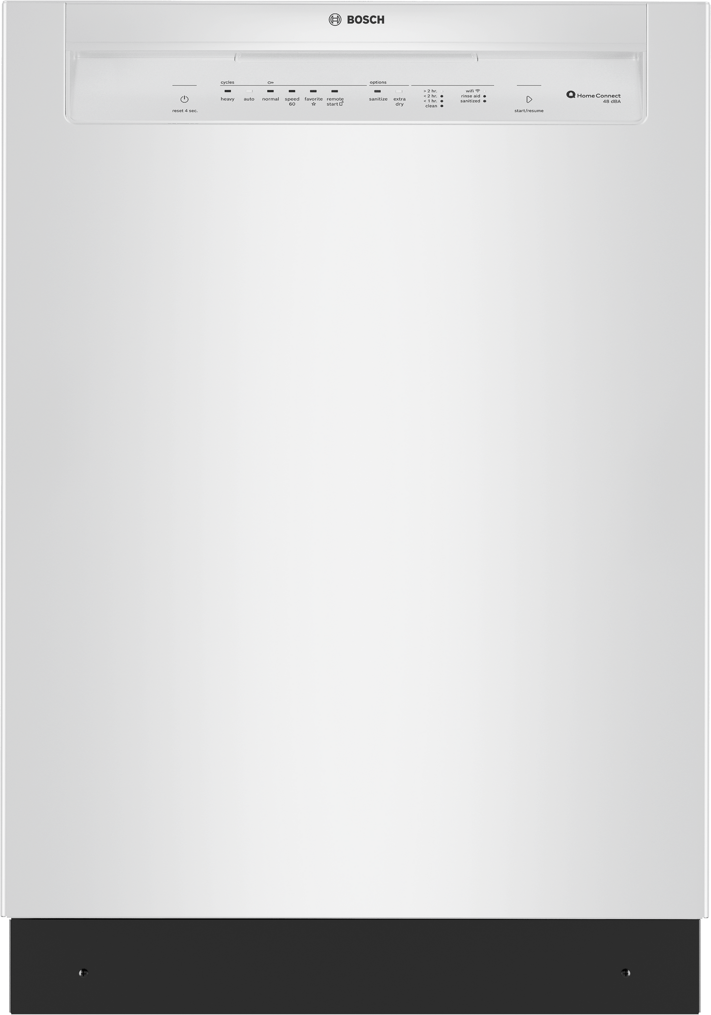 BOSCH SHE43DM2N 300 Recessed Handle, 48 dBA, Standard 3rd Rack, PureDry - WH White -0 SHE43DM2N