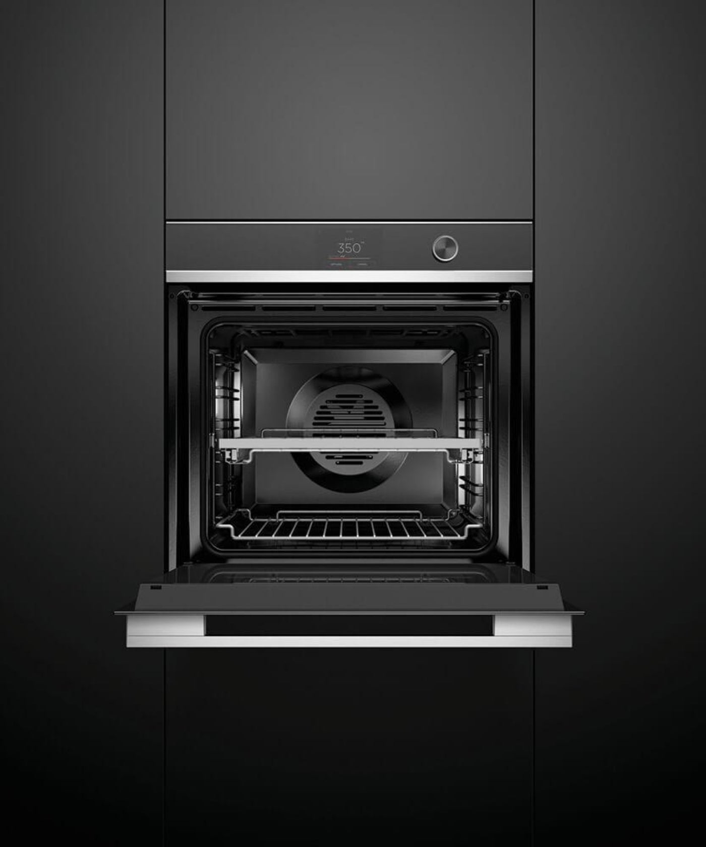 FISHER & PAYKEL OB24SDPTDX2 24" Series 9 Contemporary Self-Cleaning Oven in Stainless Steel - OB24SDPTDX2