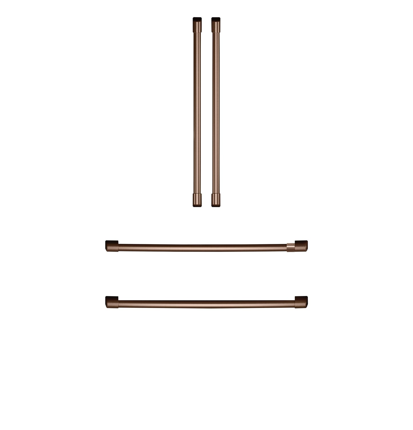 CAFE CXQB4H4PNCU CAFéRefrigeration Handle Kit - Brushed Copper - CXQB4H4PNCU