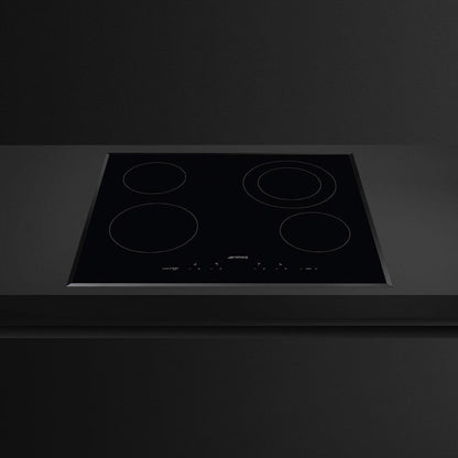 SMEG SEU244ETB Cooktop Black SEU244ETB Black - SEU244ETB