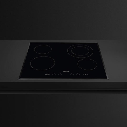 SMEG SEU244ETB Cooktop Black SEU244ETB Black - SEU244ETB
