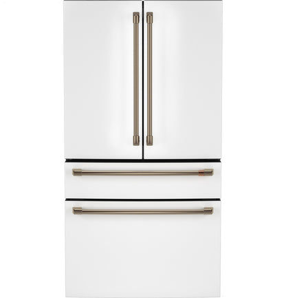 CAFE CJE23DP4WW2 CAFé™ ENERGY STAR® 23.2 Cu. Ft. Smart Counter-Depth 4-Door French-Door Refrigerator With Dual-Dispense AutoFill Pitcher White - CJE23DP4WW2