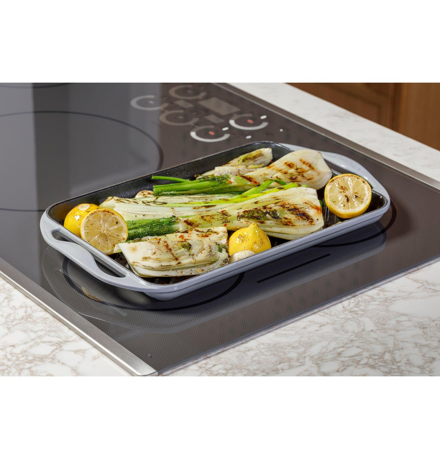 CAFE  Series ENERGY STAR 36" Built-In Touch Control Induction Cooktop in Stainless Steel - CHP90362TSS
