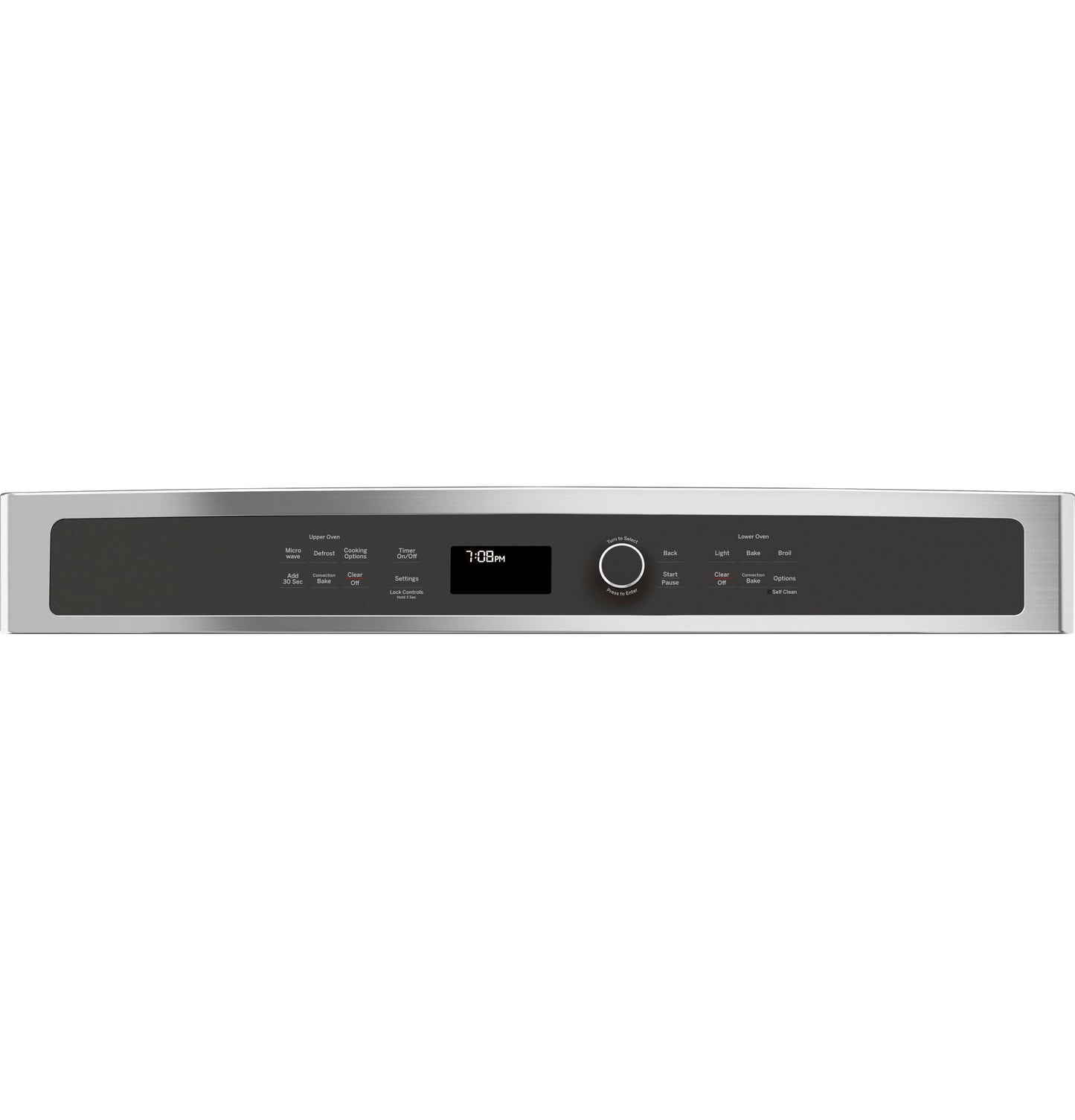 GE APPLIANCES Profile 30" Built-In Combination Convection Microwave/Convection Wall Oven in Stainless Steel - PT7800SHSS