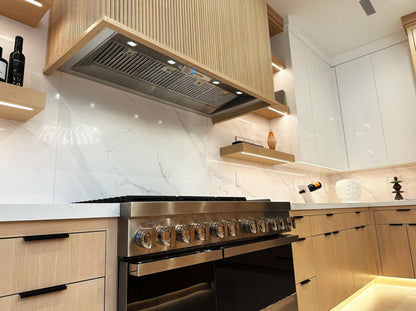 XO APPLIANCE XOIL3622SC 36" CCC 600/395 CFM liner insert hood 22in D in Stainless Steel - XOIL3622SC