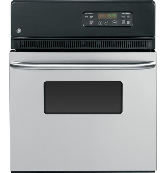 GE APPLIANCES 24" Electric Single Standard Clean Wall Oven in Stainless Steel - JRS06SKSS