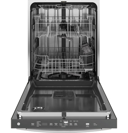 GE APPLIANCES GDT670SGVWW GE® ENERGY STAR® Top Control with in Stainless Steel Interior Dishwasher with Sanitize Cycle White - GDT670SGVWW