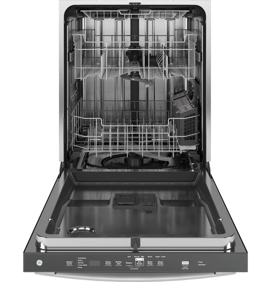 GE APPLIANCES GDT670SGVWW GE® ENERGY STAR® Top Control with in Stainless Steel Interior Dishwasher with Sanitize Cycle White - GDT670SGVWW