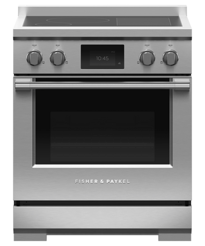 FISHER & PAYKEL RIV3304 30" Series 9 Professional 4 Zone Induction Self-Cleaning Range in Stainless Steel - RIV3304