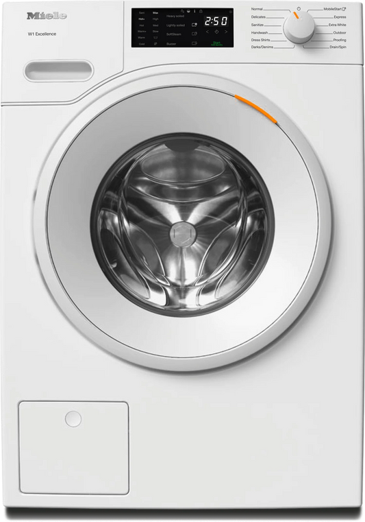 MIELE WXI860 WCS TDos & IntenseWash Lotus white - W1 front-loading washing machine: 8 kg 1600 rpm Auto Dosing IntenseWash Pre-Ironing SingleWash White -  WXI860WCS