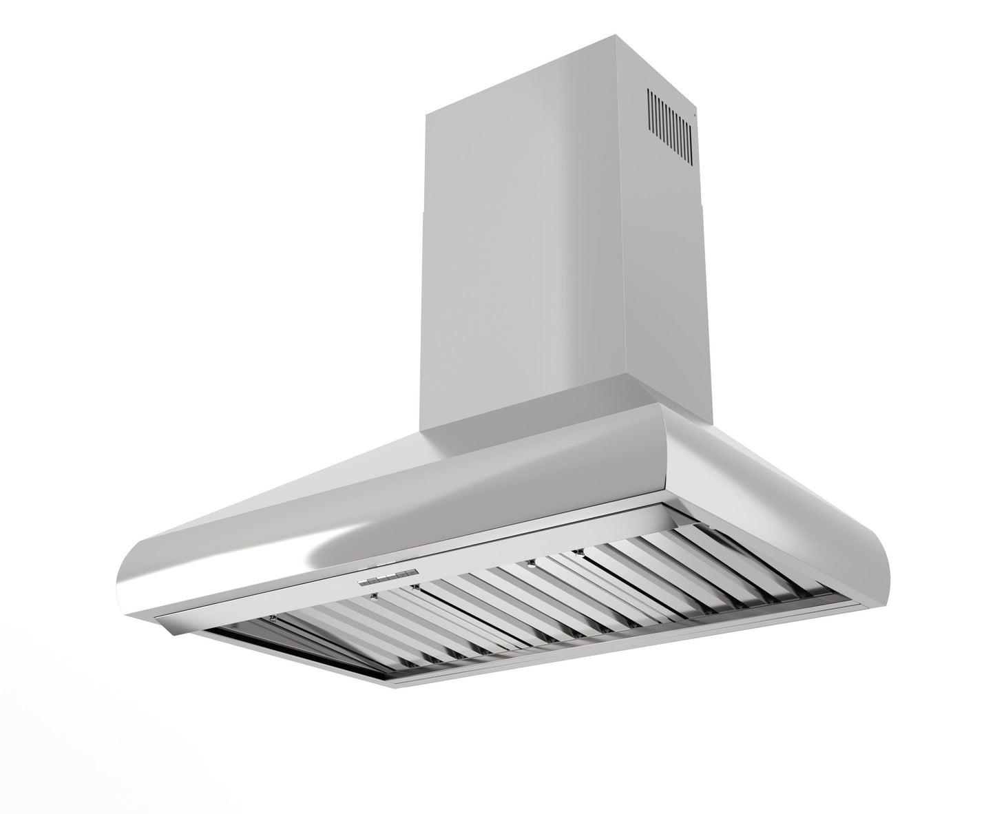 XO APPLIANCE XOVW42KSE 42in Pro Wall Chimney Hood in Stainless Steel Rounded Lip 1000 CFM in Stainless Steel - XOVW42KSE