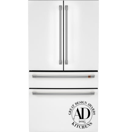 CAFE CGE29DP4TW2 CAFé™ ENERGY STAR® 28.7 Cu. Ft. Smart 4-Door French-Door Refrigerator With Dual-Dispense AutoFill Pitcher White - CGE29DP4TW2